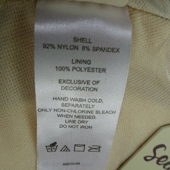 Sea Angel Tankini Top Swimsuit Lace Trim Floral NWT M - Picture 11 of 11